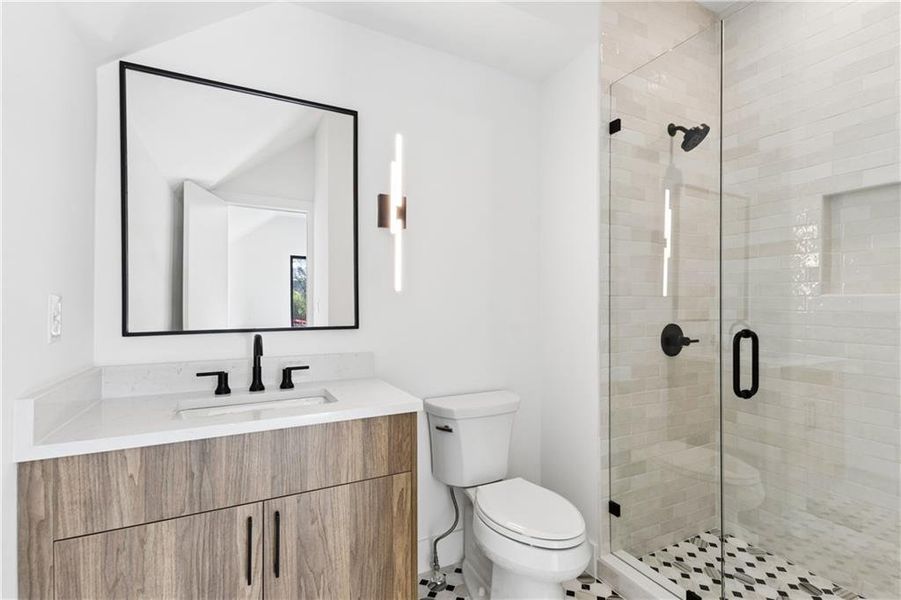 Furnished interior view inside a new home in , Roswell (Image 16).