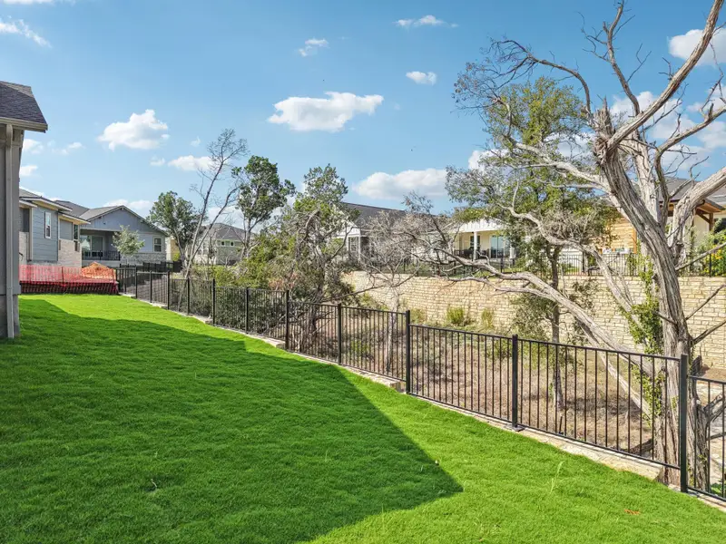 View of yard featuring a residential view