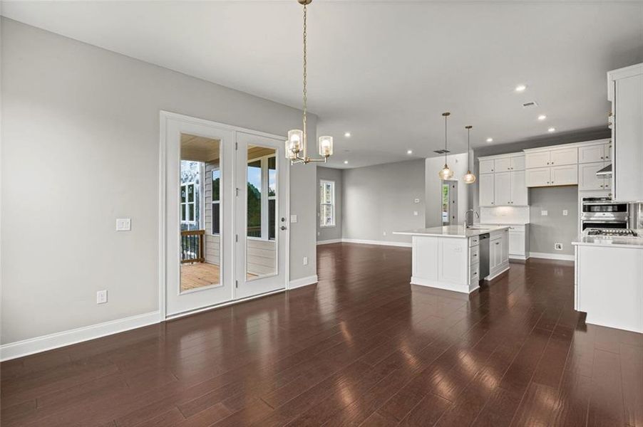 Spacious, unfurnished interior of a new home in Twin Lakes, Hoschton (Image 31). Spacious, unfurnished interior of a new home in Twin Lakes, Hoschton (Image 31).