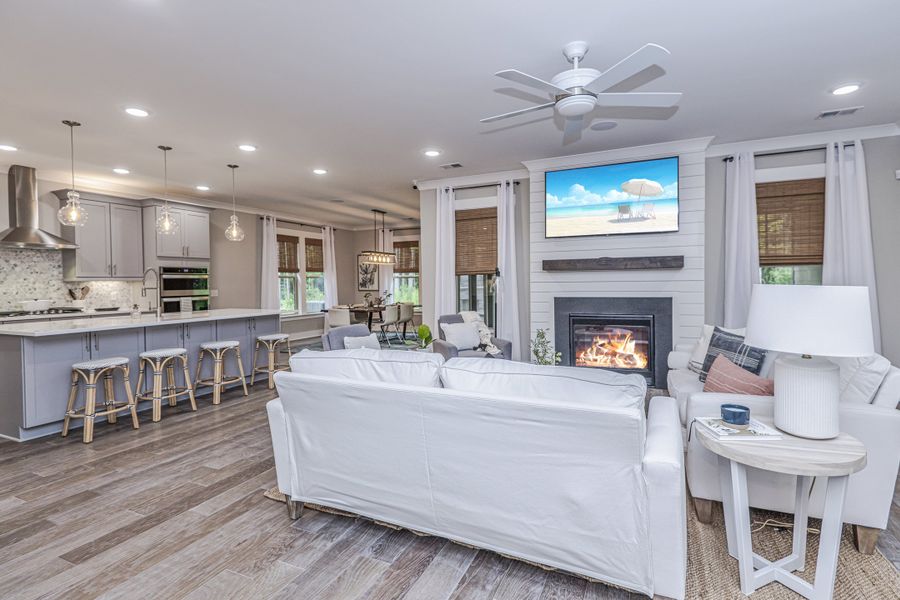 Furnished interior view inside a new home in Central Estates, Summerville (Image 6).