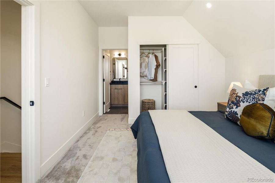 Furnished interior view inside a new home in , Denver (Image 8).