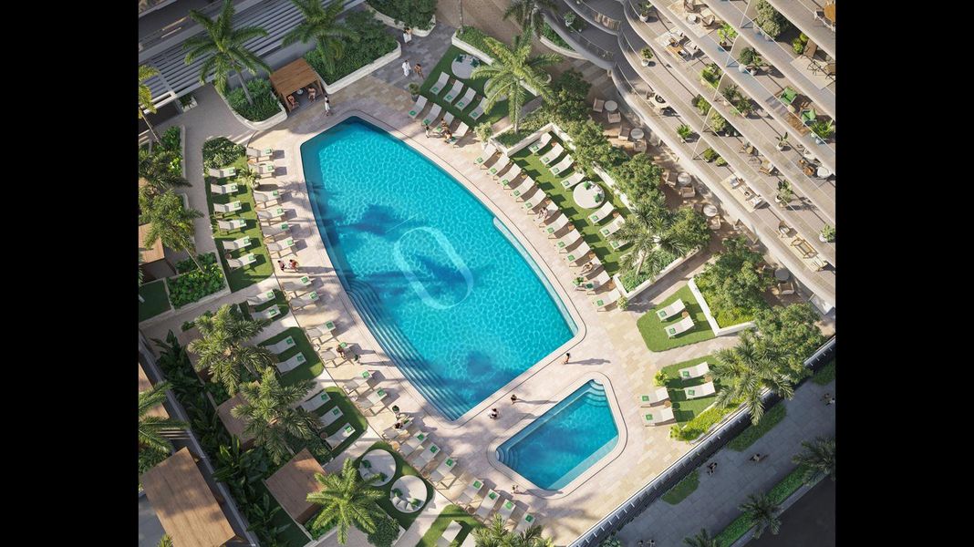 Main Pool Aerial