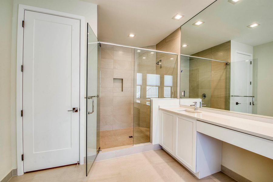 Furnished interior view inside a new home in Apex at Avenir, Palm Beach Gardens (Image 44).