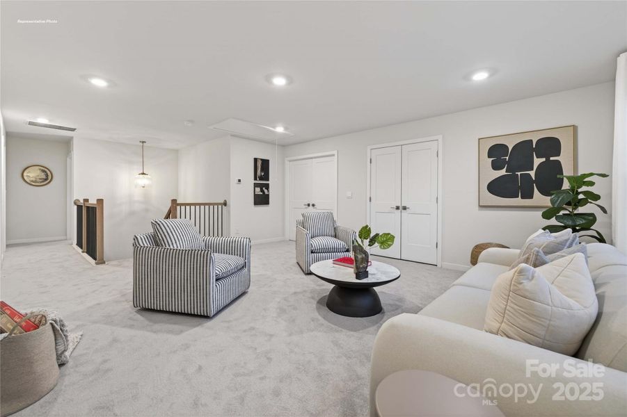 Furnished interior view inside a new home in Sanctuary at Southgate, Indian Trail (Image 32).