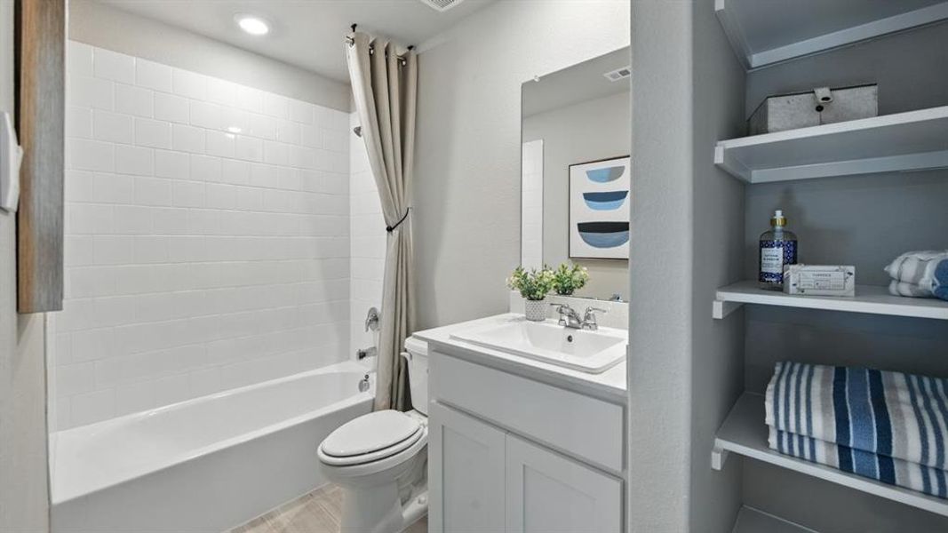 Furnished interior view inside a new home in Monarch at the Meadows, Ponder (Image 20). Furnished interior view inside a new home in Monarch at the Meadows, Ponder (Image 20).