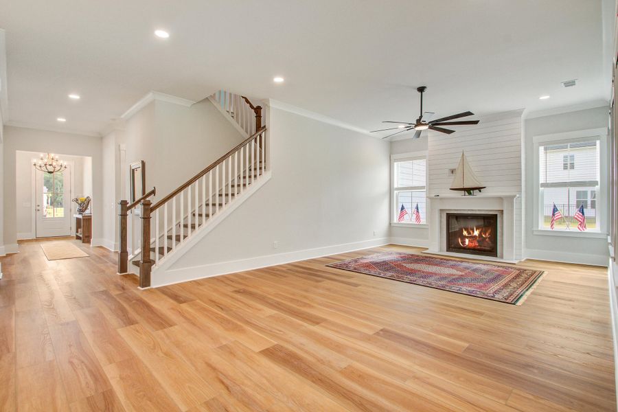 Spacious, unfurnished interior of a new home in Pamlico Terrace, Awendaw (Image 28).