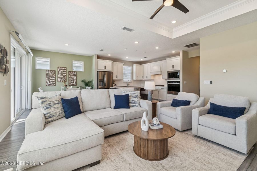 Furnished interior view inside a new home in , St. Augustine (Image 31).