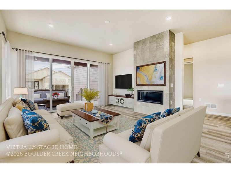 Furnished interior view inside a new home in , Fort Collins (Image 13).