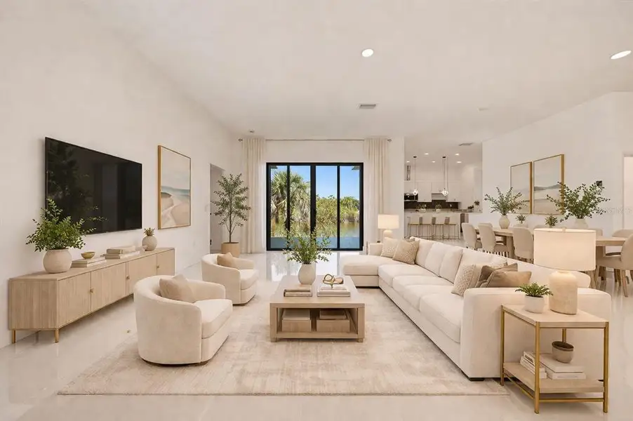 Furnished interior view inside a new home in , Port Charlotte (Image 5).