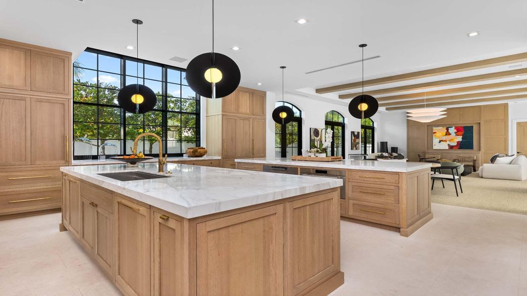 Furnished interior view inside a new home in , Delray Beach (Image 11).