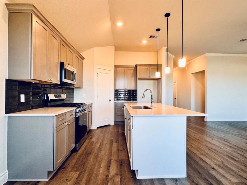 Furnished interior view inside a new home in Grand Oaks Reserve, Cleveland (Image 6).