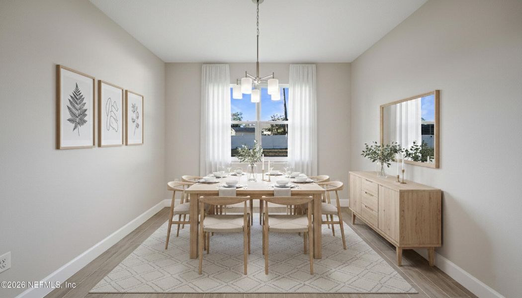 Furnished interior view inside a new home in , Palm Coast (Image 7). Furnished interior view inside a new home in , Palm Coast (Image 7).