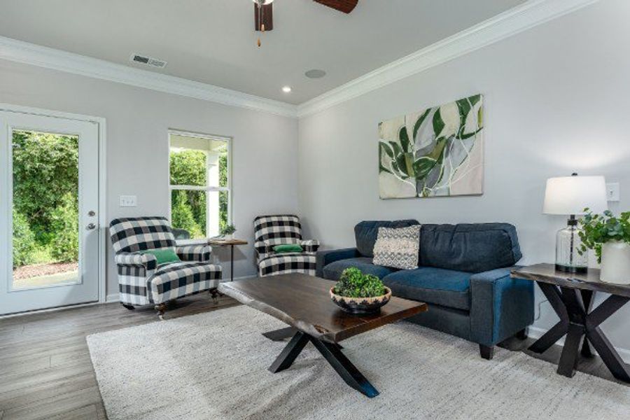 Furnished interior view inside a new home in Cantigny Park, Clarksville (Image 6).