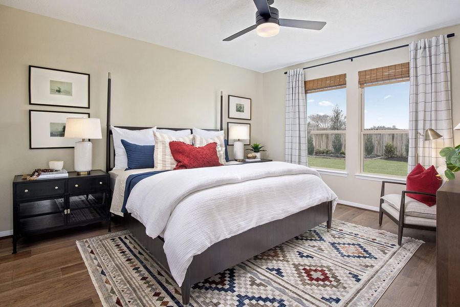 Furnished interior in a model home at Briscoe Falls in Richmond (Image 7).