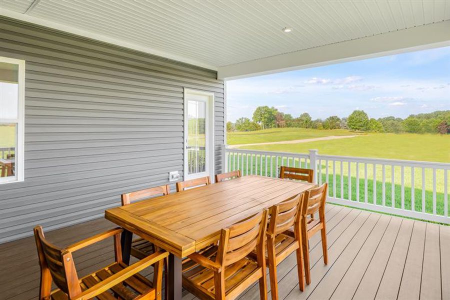 Representative furnished interior of a home built from the Oak Park by Ryan Homes in Arborvale, Fayetteville (Image 44).