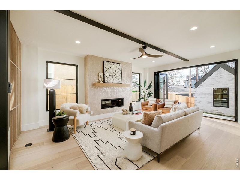 Furnished interior view inside a new home in , Denver (Image 13).