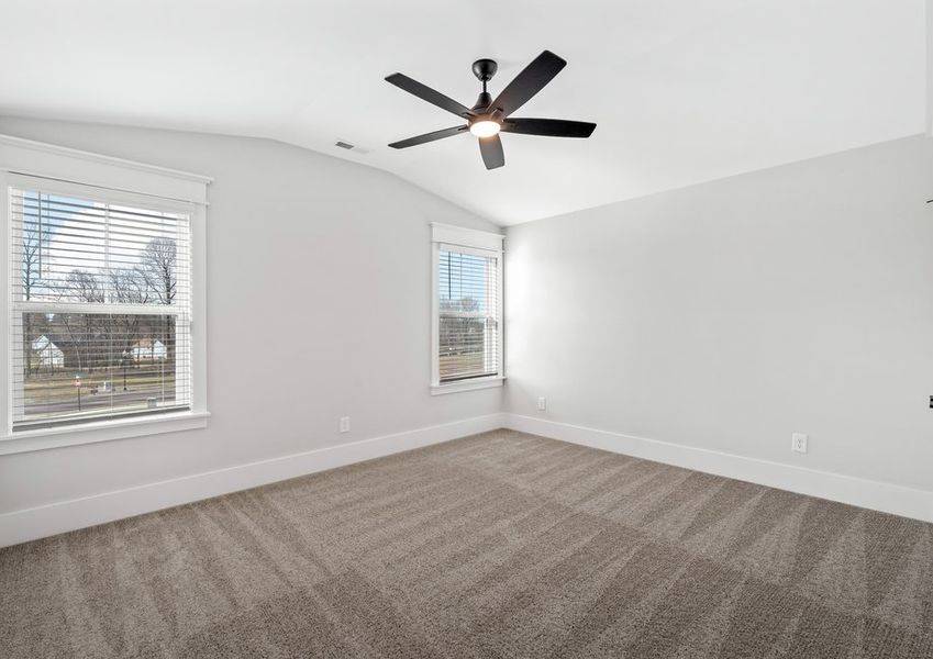 Large secondary bedrooms are found throughout the home. Large secondary bedrooms are found throughout the home.