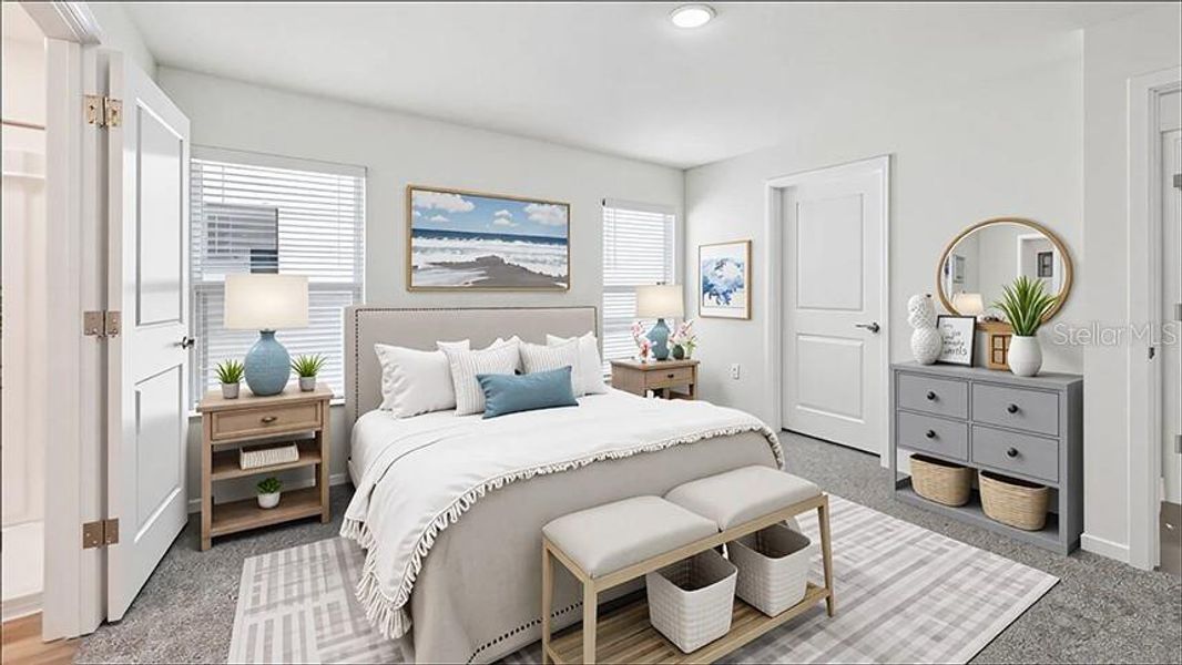 Furnished interior view inside a new home in Waterford, Brooksville (Image 9).