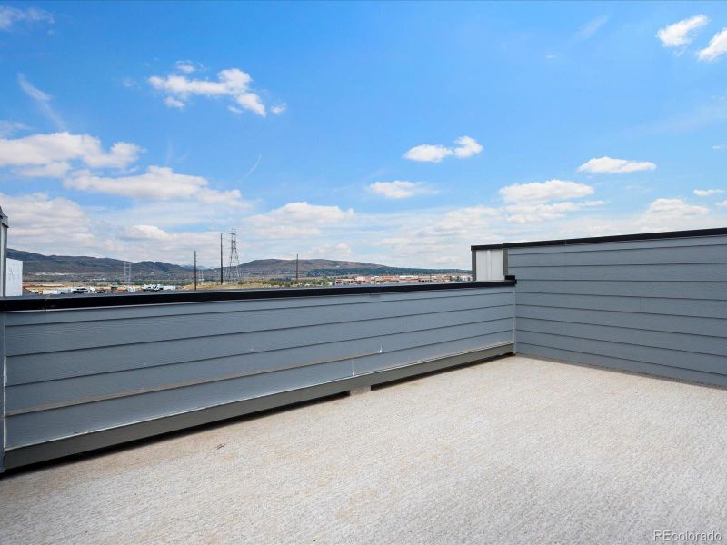 Front exterior of a new home in Three Hills, Morrison, CO, highlighting curb appeal (Image 23).