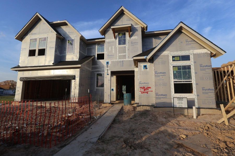 In-progress construction of a new home in Woodson’s Reserve, Spring, TX (Image 7). In-progress construction of a new home in Woodson’s Reserve, Spring, TX (Image 7).