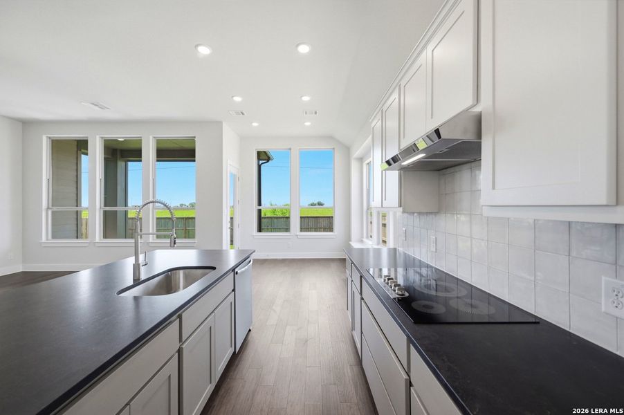 Furnished interior view inside a new home in Alsatian Oaks, Castroville (Image 7).