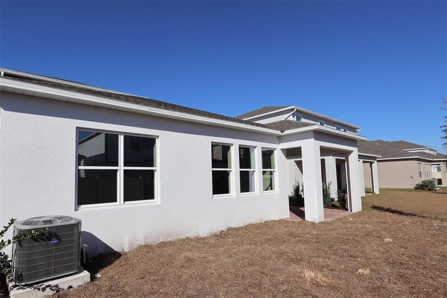 Exterior details and patio area of a home in Eden at Crossprairie, St. Cloud (Image 3).