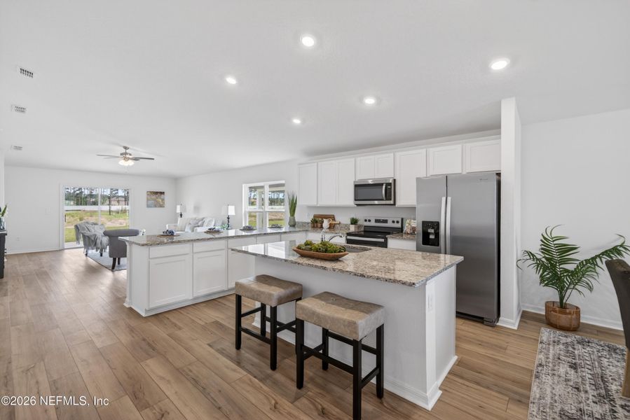 Furnished interior view inside a new home in , Jacksonville (Image 8).