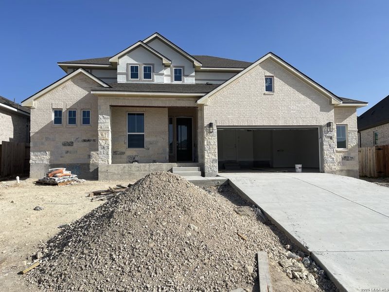 In-progress construction of a new home in Meyer Ranch 60's, New Braunfels, TX (Image 19). In-progress construction of a new home in Meyer Ranch 60's, New Braunfels, TX (Image 19).