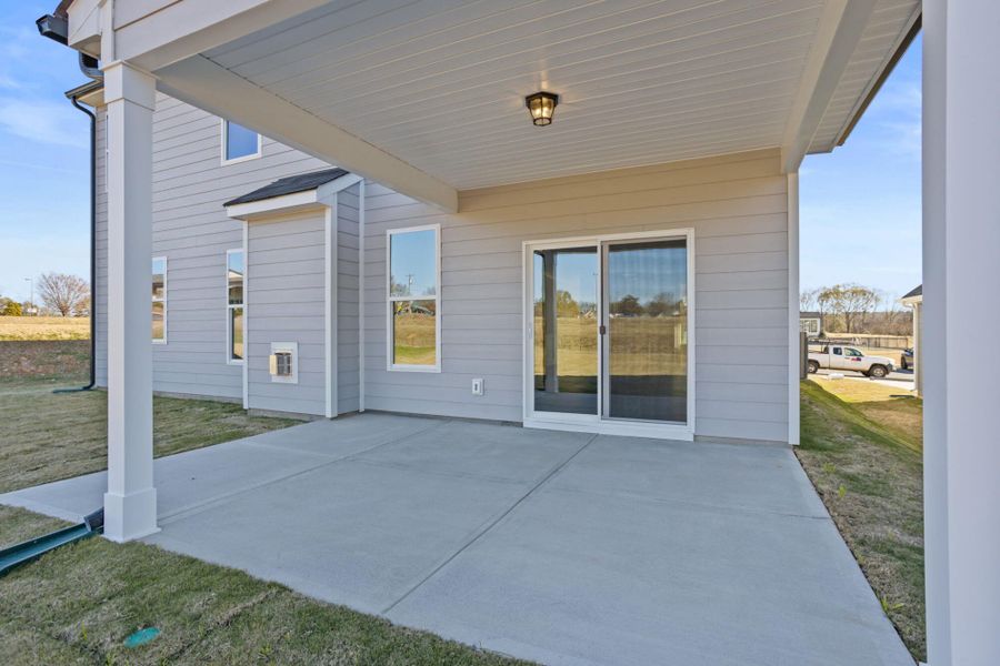 Exterior details and patio area of a home in Founders Club, Moore (Image 4). Exterior details and patio area of a home in Founders Club, Moore (Image 4).