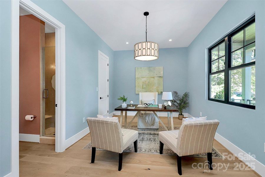 Furnished interior view inside a new home in , Charlotte (Image 6).