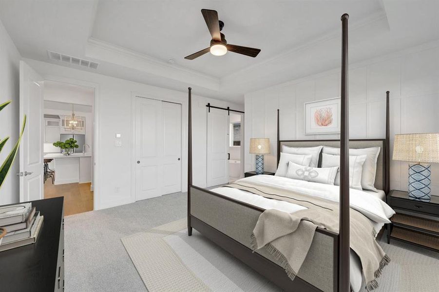 Furnished interior view inside a new home in Wellington, Fort Worth (Image 19).