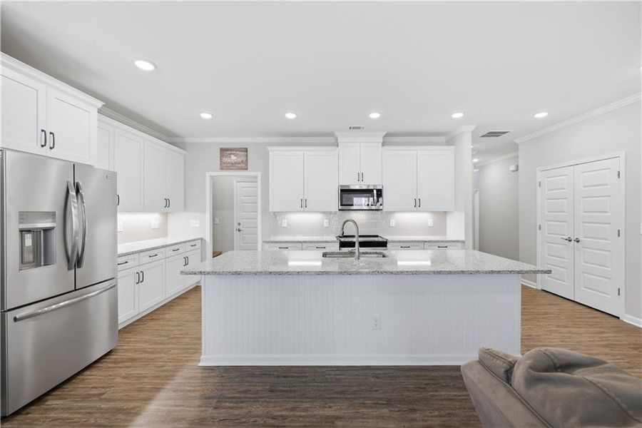 Furnished interior view inside a new home in , Waleska (Image 16). Furnished interior view inside a new home in , Waleska (Image 16).