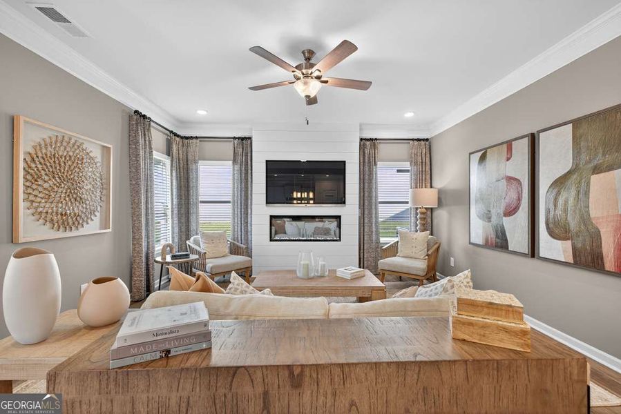 Furnished interior view inside a new home in Cobblestone Crossing Commons, Byron (Image 16). Furnished interior view inside a new home in Cobblestone Crossing Commons, Byron (Image 16).