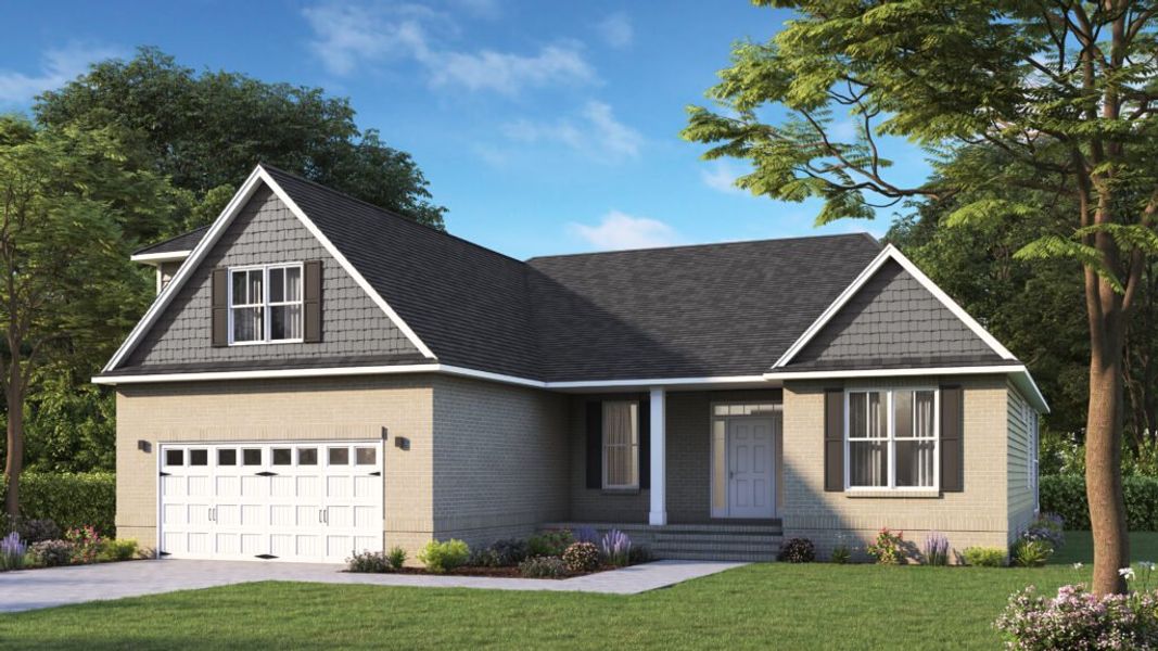 Front exterior of a home in the Brierwood community, located in Shallotte, NC (Image 12).