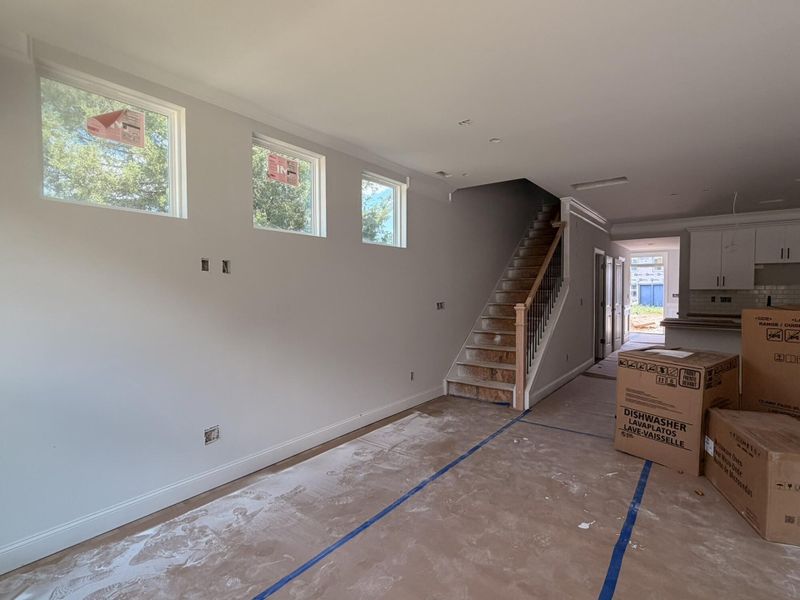In-progress construction of a new home in Harrisburg Village Townhomes, Harrisburg, NC (Image 8).