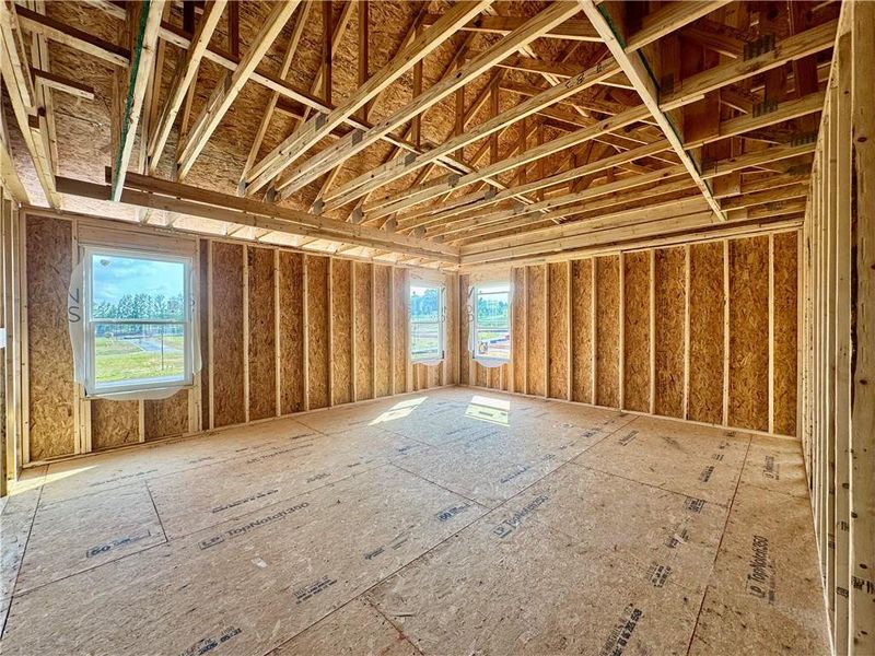In-progress construction of a new home in Eastlyn Crossing, Flowery Branch, GA (Image 13).