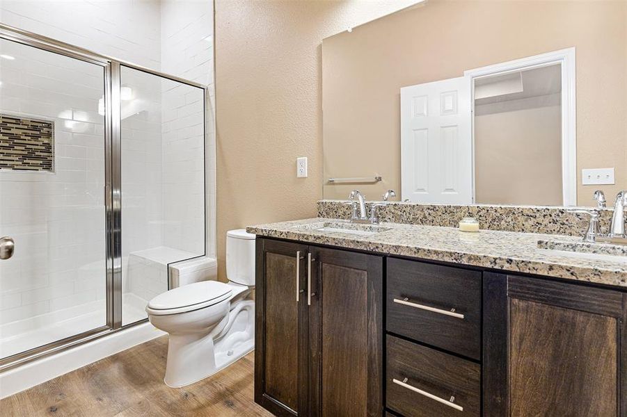 Furnished interior view inside a new home in , Bonham (Image 7).