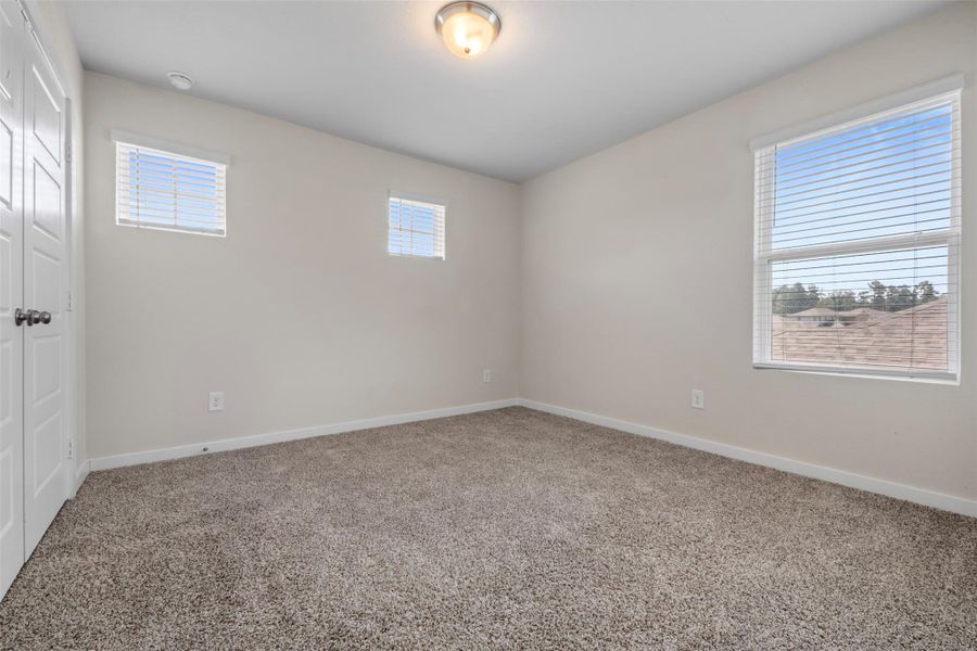 Secondary bedroom on second floor