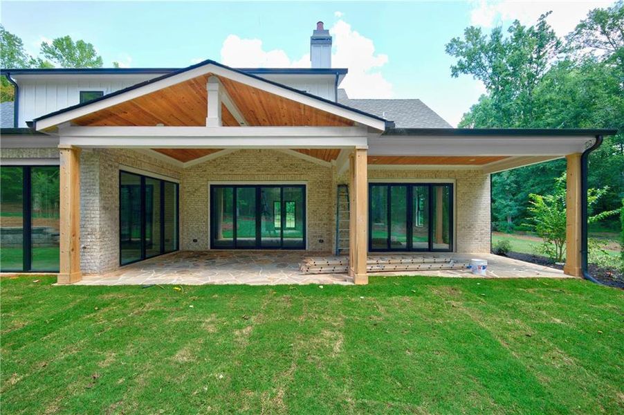 Exterior details and patio area of a home in , Canton (Image 3).