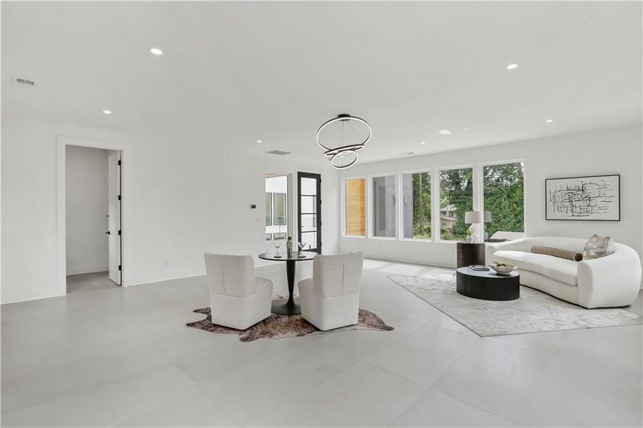Furnished interior view inside a new home in , Atlanta (Image 7).