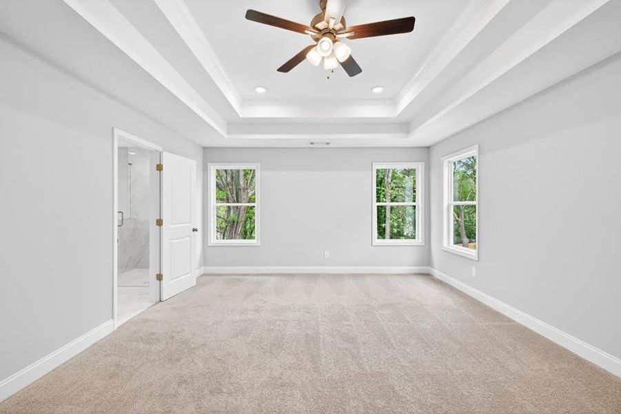 Spacious, unfurnished interior of a new home in , Sugar Hill (Image 34).