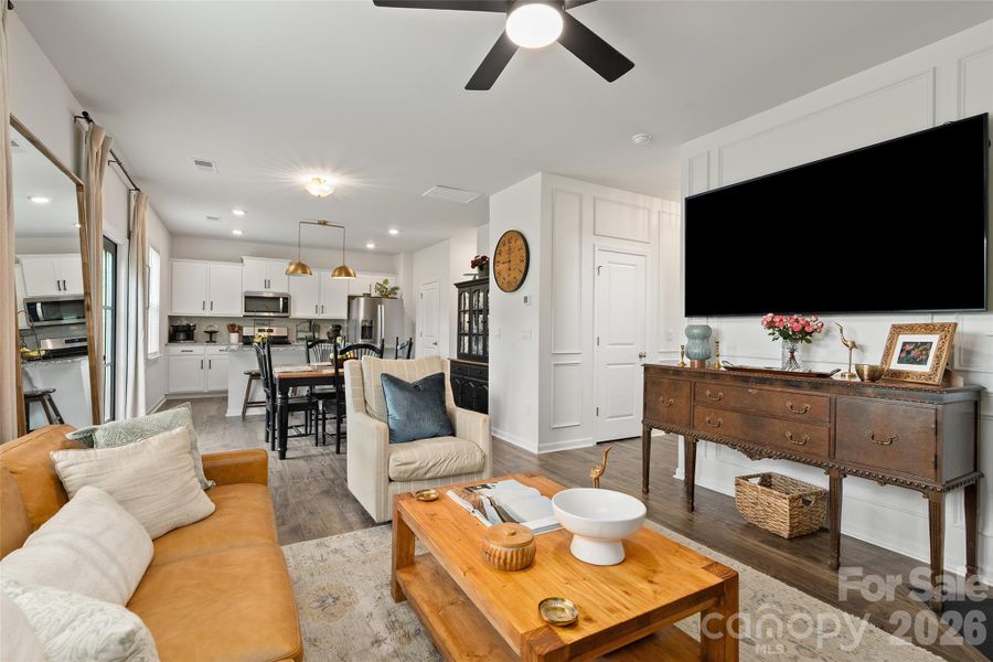 Furnished interior view inside a new home in Valleywood Farms, Waynesville (Image 8).