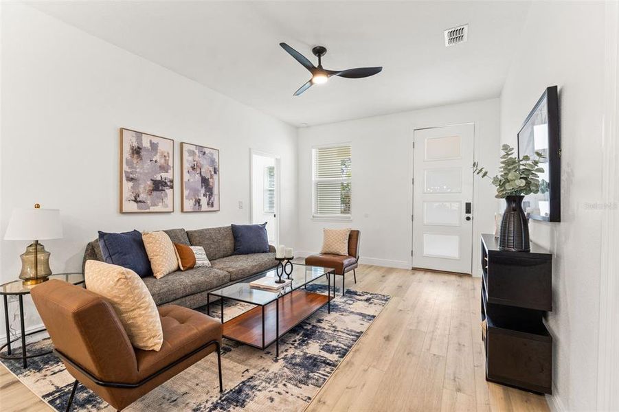 Furnished interior view inside a new home in , Tampa (Image 11).