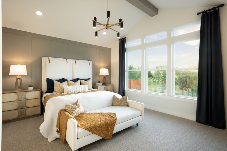 Representative furnished interior of a home built from the Franklin by Scott Felder Homes in Prominence, San Antonio (Image 10). Representative furnished interior of a home built from the Franklin by Scott Felder Homes in Prominence, San Antonio (Image 10).