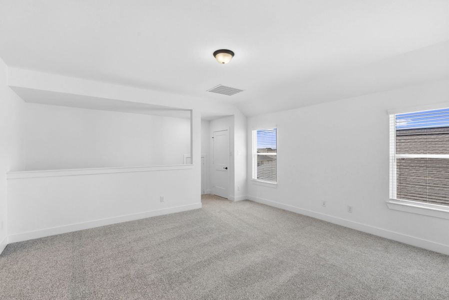 Spacious, unfurnished interior of a new home in Bridgeland, Cypress (Image 31). Spacious, unfurnished interior of a new home in Bridgeland, Cypress (Image 31).
