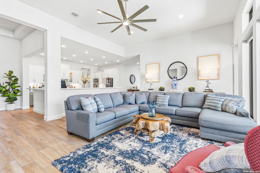 Furnished interior view inside a new home in Megan's Landing, Castroville (Image 12). Furnished interior view inside a new home in Megan's Landing, Castroville (Image 12).