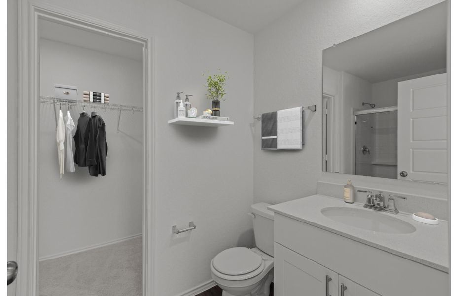 Representative furnished interior of a home built from the Adams by Centex in Davis Ranch, San Antonio (Image 7).