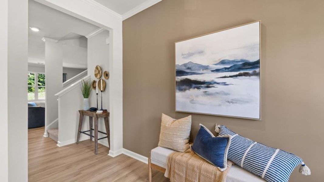 Furnished interior view inside a new home in South Wind, Union City (Image 10).