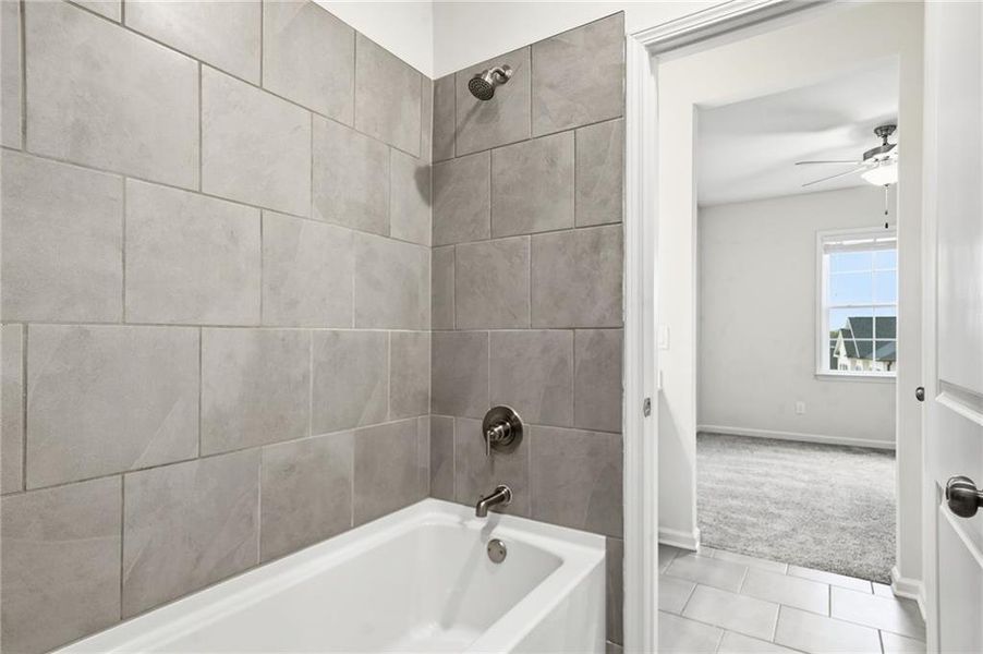 Furnished interior view inside a new home in Carmichael Farms, Canton (Image 12).