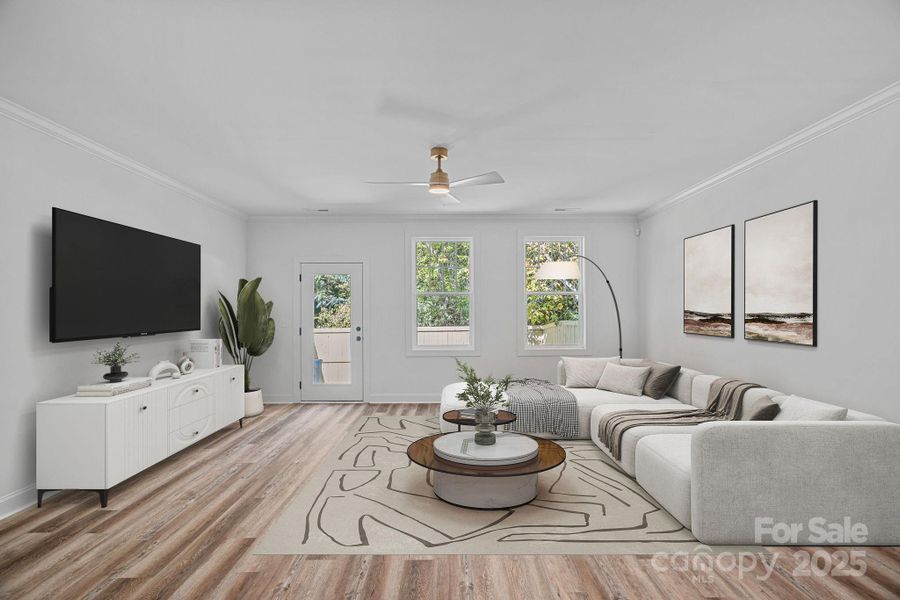 Home is virtually staged Home is virtually staged